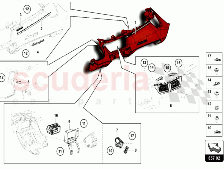 Photo of LOWER DASHBOARD ASSEMBLY LEATHER UPHOLSTERY SUPPLY…