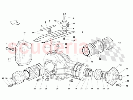 01S409435B Lamborghini Murcielago VISCOUS COUPLING
