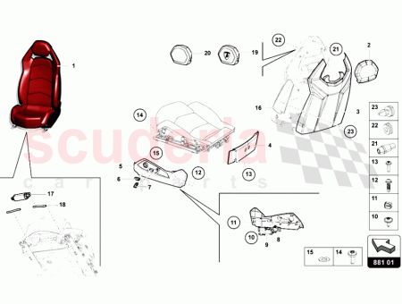 Photo of MOTOR FOR LONGITUDINAL ADJUSTMENT…