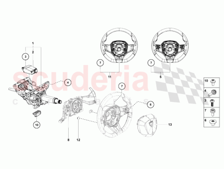 Photo of Steering Wheel Perforated Leather…