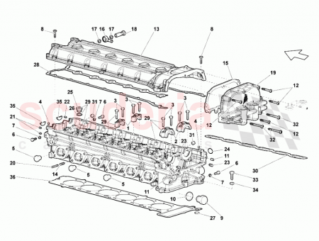 Photo of RH CYLINDER HEAD COMPLETE…