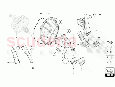 Photo of BRACKET FOR PEDAL CLUSTER…