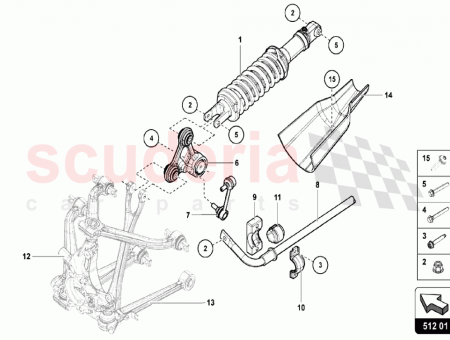 Photo of SHOCK ABSORBER MAGNARIDE RED SPRING…