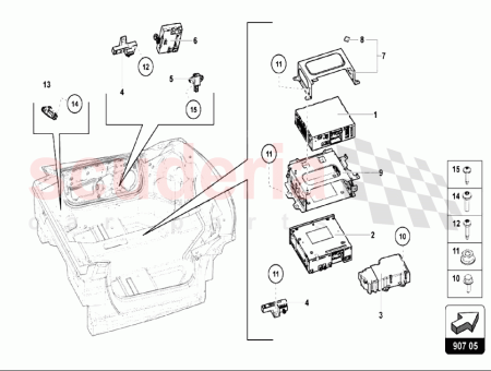 Photo of CONTROL UNIT FOR AIRBAG…
