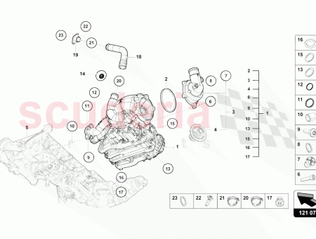 Photo of COOLANT REGULATOR HOUSING WITH THERMOSTAT…