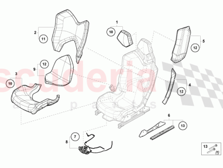 Photo of SEAT FRAME TRIM…