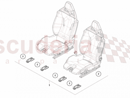 Photo of 1 SET ATTACHMENT PARTS FOR RETAINING BRACKET…
