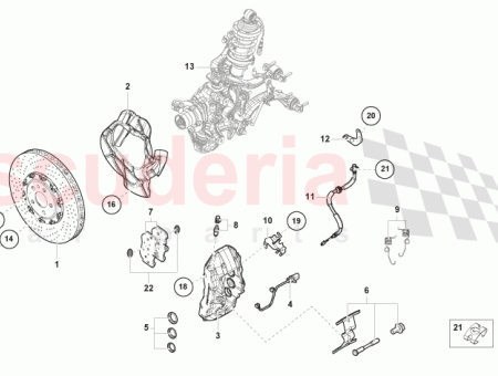 Photo of 1 SET OF BRAKE PADS FOR DISK BRAKE…