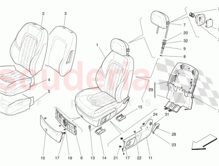 Photo of FRONT LH SEAT ASSEMBLY…