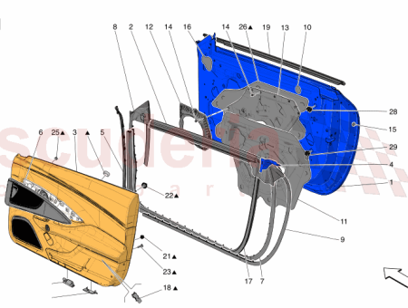 Photo of FRONT RH DOOR PANEL ASSEMBLY…