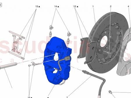 Photo of brake rear rh yellow…