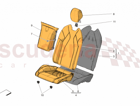 Photo of RH REAR SEATBACK…