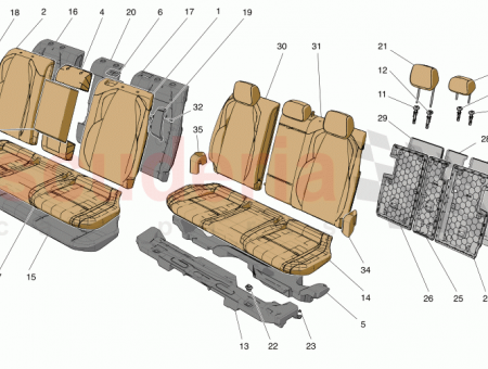 Photo of LH REAR SEAT BACK…