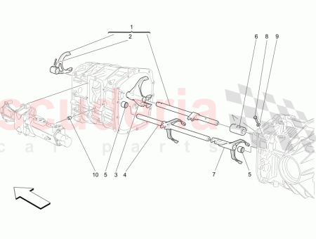 Photo of 1ST 2ND AND REVERSE GEAR SELECTOR ROD ASSEMBLY…