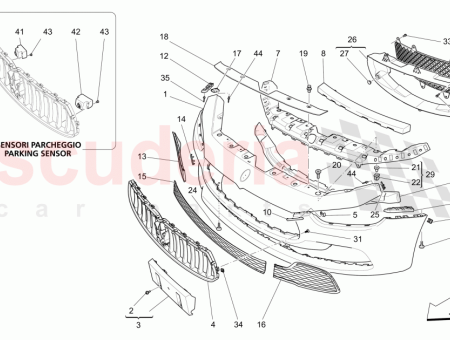 Photo of FRONT GRILLE ASSEMBLY ADAPTIVE CRUISE CONTROL WITH STOP…