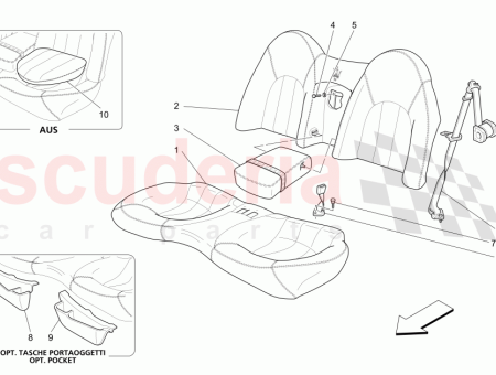 Photo of COMPLETE REAR SEAT BACK NERO BLACK 364014594 NERO…