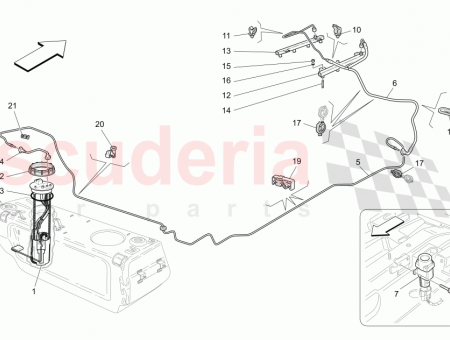 Photo of FUEL DELIVERY TUBE CONNECTION TO ENGINE…