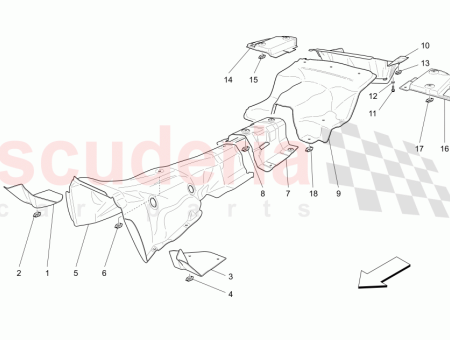 Photo of REAR TUNNEL HEAT SHIELD…
