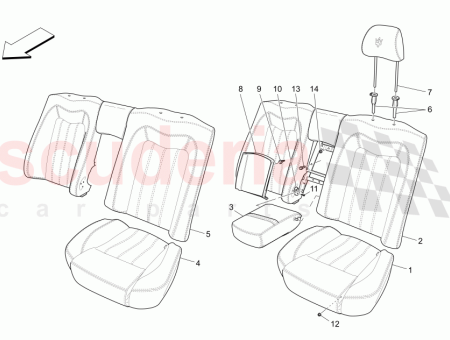 Photo of REAR HEADREST ASSEMBLY 2…