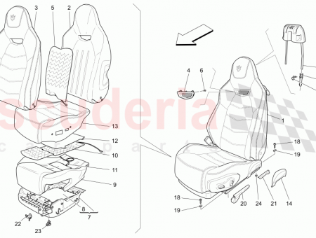 Photo of LH FRONT SEAT BACK PADDING…