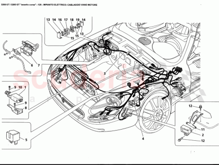 Photo of ENGINE COMPARTMENT WIRING…