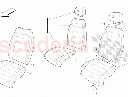 Photo of REAR HEADREST ASSEMBLY…