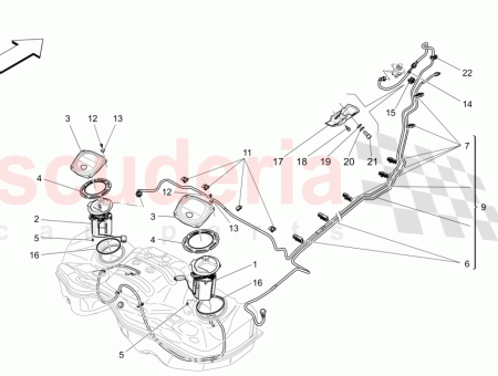 670005082 CLIP for Maserati Ghibli, Levante & more