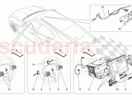 Photo of RH CONTROL ON STEERING WHEEL MASERATI TOUCH CONTROL…