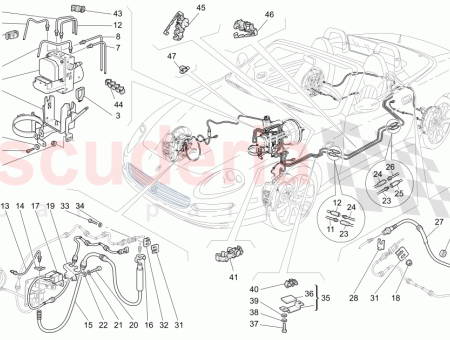 Photo of R H REAR CALIPER INTERMEDIATE BRAKE PIPE…