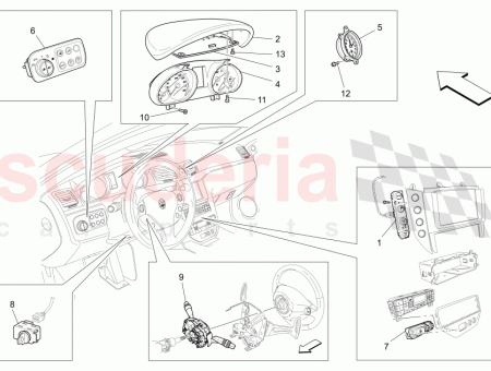 Photo of INSTRUMENT PANEL ASSEMBLY MC Sport Line Version EU…