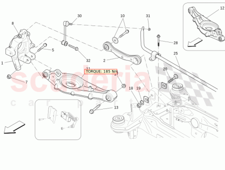 Photo of LH REAR HUB HOLDER ASSEMBLY…