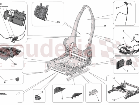 Photo of SGANCIO SEDILE DX CAVO BOWDEN…