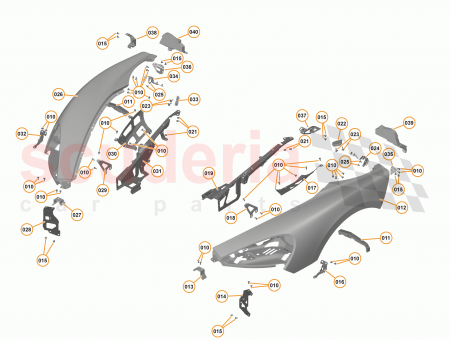 Photo of BRACKET FENDER MOUNT FRONT RH…