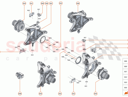 Photo of HUB WHEEL BEARING CENTRE LOCK RH REAR…