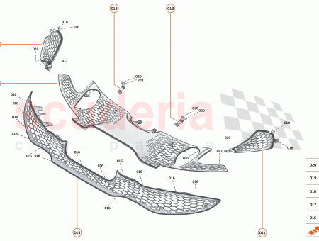 Photo of ASSY UNDERWING MESH CTR…