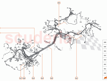 Photo of HARNESS BODY SPIDER LHD 4SP MID…