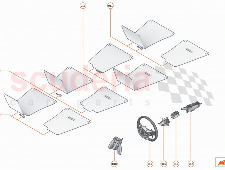 Photo of BRANDED FLOORMATS SET FED…