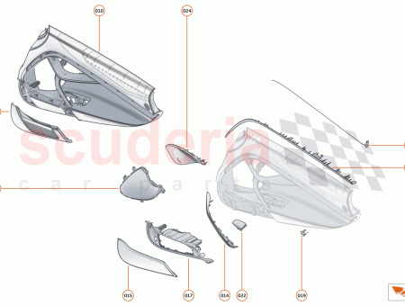 Photo of ASSY DOOR FINISHER LH CARBON…