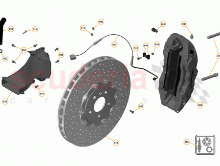 Photo of Duct Disc Cooling Carbon Front LH 675LT…