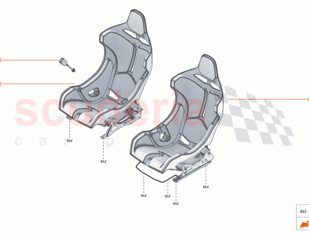 Photo of RACE SEAT LHD PASSENGER FIXED WIDE…
