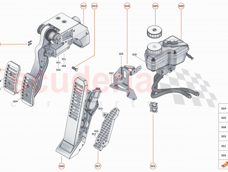 Photo of BRAKE PEDAL ASSY LHD 60TH ANNIVERSARY…