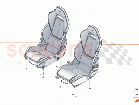 Photo of ASSY SEAT MANUAL RHD DRIVER BL…