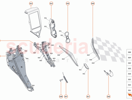 Photo of FACE PLATE UPPER RHD FRONT CARBON…