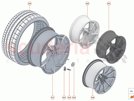 Photo of TYRE PIRELLI 305 30R20 CORSA REAR…