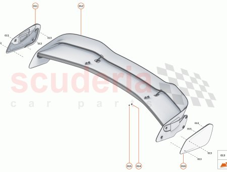 Photo of END PLATE REAR WING LH…