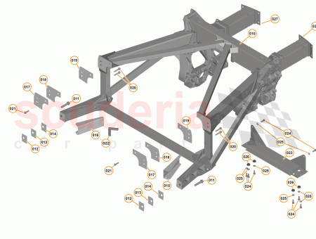 Photo of FRAME ASSY REAR…