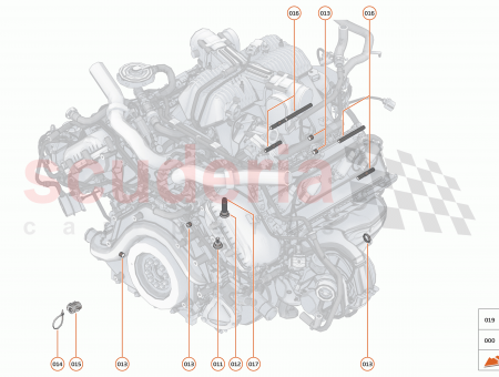 Photo of ENGINE 3 8 LITRE V8 TWIN TURBO ISG…