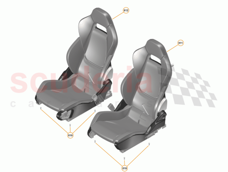 Photo of ASSY SEAT ELECTRIC RHD DRIVER BL…