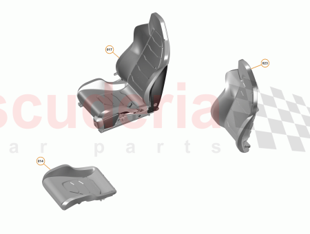 Photo of Seat Manual Full Alcantara Carbon Fibre Back Passenger…