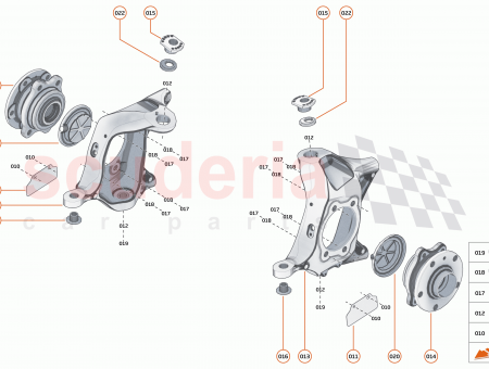 Photo of UPRIGHT SUSPENSION FRONT LH…